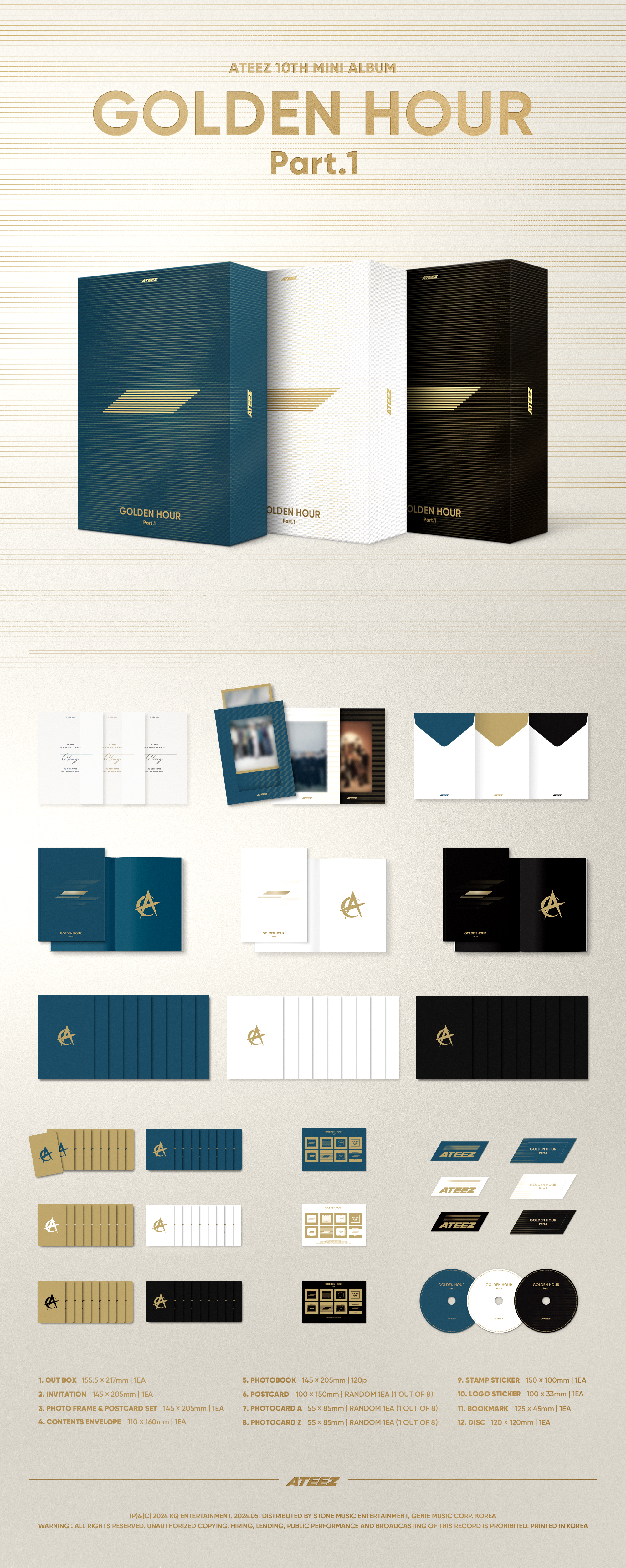 ATEEZ - GOLDEN HOUR : PART 1